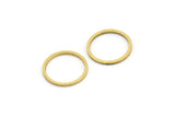13mm Circle Connectors - 50 Raw Brass Circle Connectors (13x0.80mm) A3839