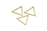 Pirinç Üçgen Tılsımı, 12 Ham Pirinç Üçgen Tılsımı, Geometrik Bulgular, Bağlantı Bulguları (30x29x1mm) A3671
