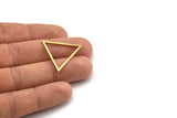 Pirinç Üçgen Tılsımı, 12 Ham Pirinç Üçgen Tılsımı, Geometrik Bulgular, Bağlantı Bulguları (30x29x1mm) A3671