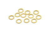 8 mm Pirinç Halka, 50 Ham Pirinç Daire Bağlantı Parçası (8x1 mm) A3773