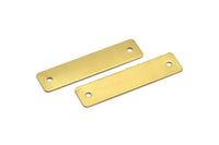 Pirinç Damgalama Tılsımı, 5 Ham Pirinç Damgalama Bağlantı Parçası (56x14mm) B0150