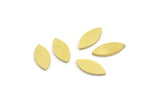 Brass Marquise Blank, 50 Raw Brass Tiny Marquise Blanks, Stamping Blanks (11x5x0.80mm) A4167