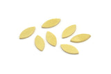 Brass Marquise Blank, 50 Raw Brass Tiny Marquise Blanks, Stamping Blanks (11x5x0.80mm) A4167