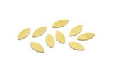 Brass Marquise Blank, 50 Raw Brass Tiny Marquise Blanks, Stamping Blanks (11x5x0.80mm) A4167