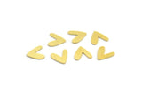 Brass Heart Blank, 50 Raw Brass Irregular Heart Shaped Blanks, Stamping Blanks (9x9x0.60mm) A4179