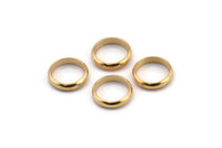 50 Raw Brass Spacer Rondelle Beads (10x2.2mm)  Brs 0043   A0432