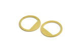 Brass Round Blank, 12 Raw Brass Round Shaped Blanks, Brass Findings, Stamping Blanks (22x0.80mm) A4136