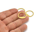 Brass Round Blank, 12 Raw Brass Round Shaped Blanks, Brass Findings, Stamping Blanks (22x0.80mm) A4136