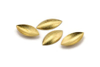 Pirinç Markiz Kabuğu, 50 Ham Pirinç Markiz Kabuğu Kabuğu, Küpeler, Bulgular (21x11mm) D941