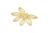 Brass Butterfly Charm, 10 Raw Brass Butterfly Shaped Charms, Earring Findings (25x36x0.60mm) A4341