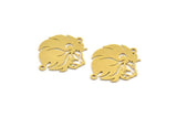Pirinç Aslan Tılsımı, 2 Halka, Kolye Uçları ve Bağlantı Parçalarıyla 8 Ham Pirinç Aslan Şeklinde Tılsım (24x20,5x0,60 mm) A4374