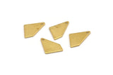 Brass Diamond Charm, 50 Raw Brass Rhombus Stamping Blanks With 1 Hole, Earrings, Findings (14x9x0,80mm) D0672