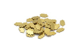 Brass Cloud Blank, 50 Raw Brass Cloud Shaped Blanks (10x6x0.60mm) A4176