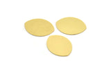 Brass Marquise Blank, 10 Raw Brass Marquise Shaped Blanks, Stamping Blanks (19.5x14.5x0.60mm) A4320