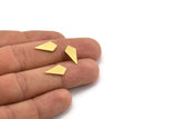 Brass Diamond Blank, 50 Raw Brass Diamond Blanks (15.5x8x0.60mm) A4591