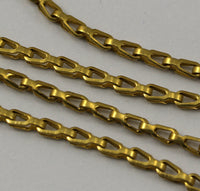 Vintage Chain, Brass Chain, 4 Feet Vintage Raw Brass Chain (3x6mm) ( Z066 )