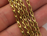 Vintage Chain, Brass Chain, 4 Feet Vintage Raw Brass Chain (3x6mm) ( Z066 )