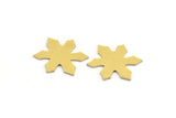 Brass Blank, 24 Raw Brass Blanks, Stamping Findings (15x15x0.60mm) A4562