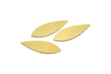 Brass Drop Blank, 24 Raw Brass Drop Blanks, Drop Charms (21x8x0.60mm) A4594