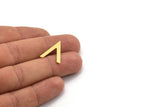 Brass Blank, 24 Raw Brass, Brass Blanks, V Shaped Blanks (21x16x0.60mm) A4917