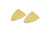 Brass Oval Blank, 12 Raw Brass Oval Shaped Blanks, Stamping Blanks (16x11x0.80mm) A5058