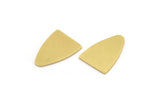 Brass Oval Blank, 12 Raw Brass Oval Shaped Blanks, Stamping Blanks (16x11x0.80mm) A5058