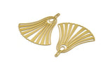 Brass Charm, 4 Raw Brass, Brass Pendants, Charm Pendants With 1 Loop (51x46x0.60mm) A5113