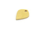 Brass Diamond Charm, 24 Raw Brass Diamond Charms With 1 Hole (13x9x1mm) A5563