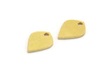 Brass Diamond Charm, 24 Raw Brass Diamond Charms With 1 Hole (13x9x1mm) A5563