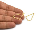 Brass Irregular Charm, 24 Raw Brass Irregular Shaped Charms (28x17x1mm) A5963