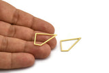 Brass Irregular Charm, 24 Raw Brass Irregular Shaped Charms (24x15x1mm) A5962
