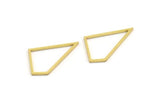 Brass Irregular Charm, 24 Raw Brass Irregular Shaped Charms (24x15x1mm) A5962
