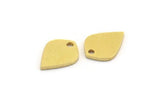 Brass Diamond Charm, 24 Raw Brass Diamond Charms With 1 Hole (13x9x1mm) A5563