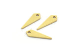 Brass Diamond Charm, 50 Raw Brass Diamond Charms With 1 Hole (15x5x0.80mm) A6004