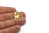 Brass Bird Charm, 8 Raw Brass Peacock Shaped Charms With 1 Loop (32.5x25x0.60mm) A5718