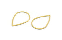 Pirinç Damla Tılsımı, 50 Ham Pirinç Damla Bağlantı Parçası, Bulgular (27x19x0,80 mm) A6003