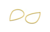 Pirinç Damla Tılsımı, 50 Ham Pirinç Damla Bağlantı Parçası, Bulgular (27x19x0,80 mm) A6003