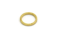 10mm Circle Connector, 100 Raw Brass Circle Connectors (10x1mm) A6152