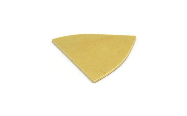 Brass Triangle Blank, 12 Raw Brass Triangle Blanks, Stamping Blanks (18x15x0.60mm) A5871