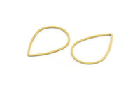 Pirinç Damla Tılsımı, 50 Ham Pirinç Damla Bağlantı Parçası, Bulgular (29x20x0,80 mm) A5929