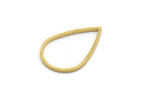 Pirinç Damla Konnektörü, 24 Ham Pirinç Damla Konnektörü (22,5x15x1 mm) A6251