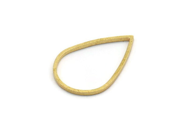 Pirinç Damla Konnektörü, 24 Ham Pirinç Damla Konnektörü (22,5x15x1 mm) A6251