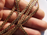 Vintage Brass Copper, 1 Meter  Vintage Brass Copper Plated Soldered Chain (4.30x2mm) Z038