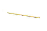 Brass Bracelet Blank, 4 Raw Brass Flat Stamping Bracelet With 2 Holes (136x4x0.80mm) D298