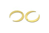Brass Irregular Charm, 12 Raw Brass Irregular Shaped Charms With 1 Hole, Findings (26x27x0.80mm) A6805