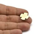 Brass Geometric Earring, 8 Raw Brass Geometric Stud Earrings (18x0.80mm) B0126 A3360