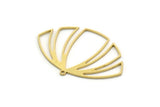 Brass Charm, 2 Raw Brass, Charm Pendants, Findings, Brass Charms With 1 Loop (27x40x0.80mm) SMP0586