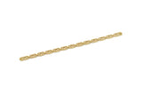 Brass Bracelet Blank, 4 Raw Brass Flat Bracelet With 2 Holes, Bracelet Findings (145x6x0.80mm) SMP0854 A6355