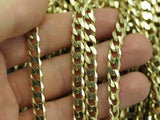 Big Link Chain, 1M Huge Faceted Raw Brass Soldered Chain (10x7mm) 1 Meter -3.3 Feet  W12-A