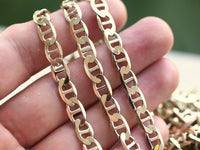 Big Chain, Bar Chain, 1 M Faceted Bar Raw Brass Soldered Chain (4.5x7.7mm) Z094